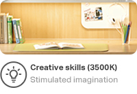 Creative skills (3500K) Stimulated imagination